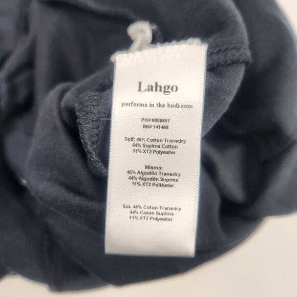 Lunya Black Men's Sleep Shorts - Picture 4 of 5